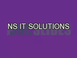 NS IT SOLUTIONS
