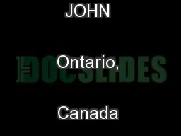 REINFORCING ONLY AND JOHN Ontario, Canada Inescapable, unavoidable, 
.