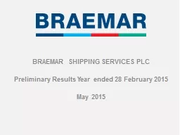 BRAEMAR SHIPPING SERVICES PLC