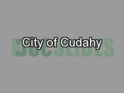 City of Cudahy