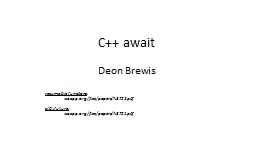 C++ await