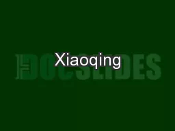 Xiaoqing