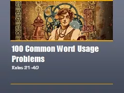 100 Common Word Usage Problems