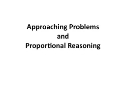 Approaching Problems