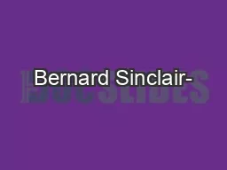 Bernard Sinclair-