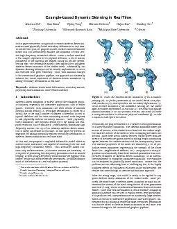 Example-basedDynamicSkinninginRealTimeXiaohanShiKunZhou