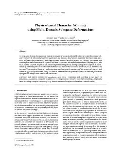 KimandJames/Physics-basedCharacterSkinningusingMulti-DomainSubspaceDef