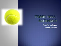 Tennis Skill: