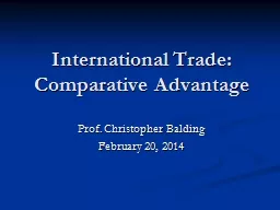 International Trade: