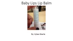 Baby Lips Lip Balm