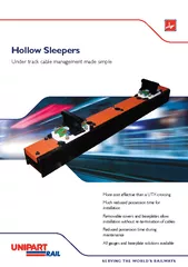 Under track cable management made simpleHollow Sleepers