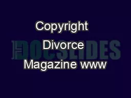 Copyright  Divorce Magazine www