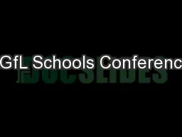 LGfL Schools Conference