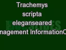 Trachemys scripta eleganseared Slider)Management InformationContentsIn