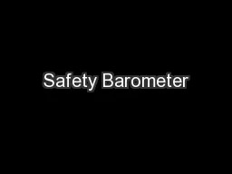 Safety Barometer