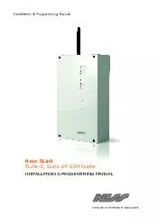 SLink-G, SLink-GP GSM DiallerTAATON & PRO MANUAInstallation & Programm