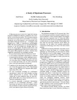 A Study of Slipstream ProcessorsAslipstreamprocessorreducesthelengthof