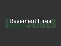 Basement Fires