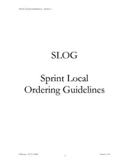 SLOG General Information 