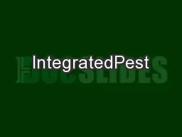 IntegratedPest