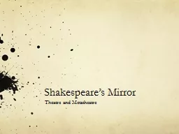 Shakespeare’s Mirror