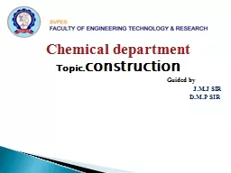 Chemical department