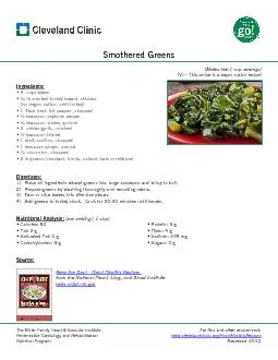 Smothered Greens
