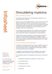 Smouldering myeloma
