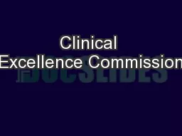 Clinical Excellence Commission