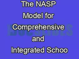 The NASP Model for Comprehensive and Integrated Schoo