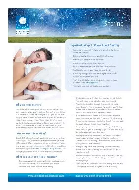 snoring is more likely in pregnancy see pregnancyhow does