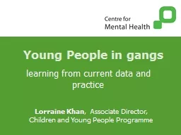 Young People in gangs