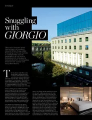 he new Armani Hotel Milano is the the Armani Hotels & Resorts project