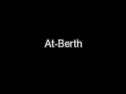 At-Berth