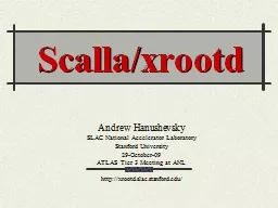 Scalla/xrootd