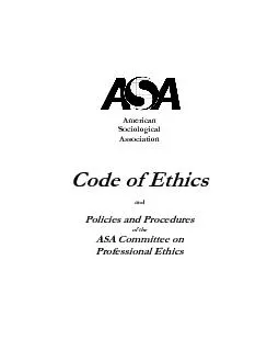 The American Sociological Association