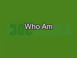 PPT-Who Am thumbnail