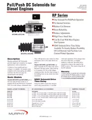RPS-00092B page 1of 4MODEL & PART NUMBERS:DC SOLENOIDS & ACCESSORIESSH