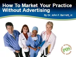 How To Market Your Practice Without Advertising