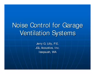 Noise Control for Garage