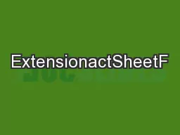 ExtensionactSheetF