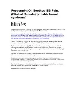 (Clinical Rounds).(irritable bowel