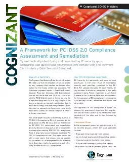 A Framework for PCI DSS