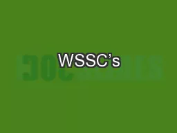 WSSC’s