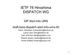 1 IETF 76 Hiroshima