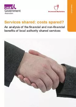 Services shared: costs spared?