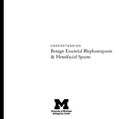 UNDERSTANDINGBenign Essential Blepharospasm & Hemifacial Spasm