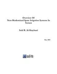 Non-Modernized Spate Irrigation Systems In Yemen