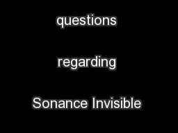 Frequently asked questions regarding Sonance Invisible Speakers
...
