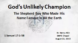 God’s Unlikely Champion